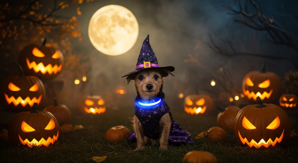 Halloween Safety: Light-Up Collars and Visibility Gear for Trick-or-Treat