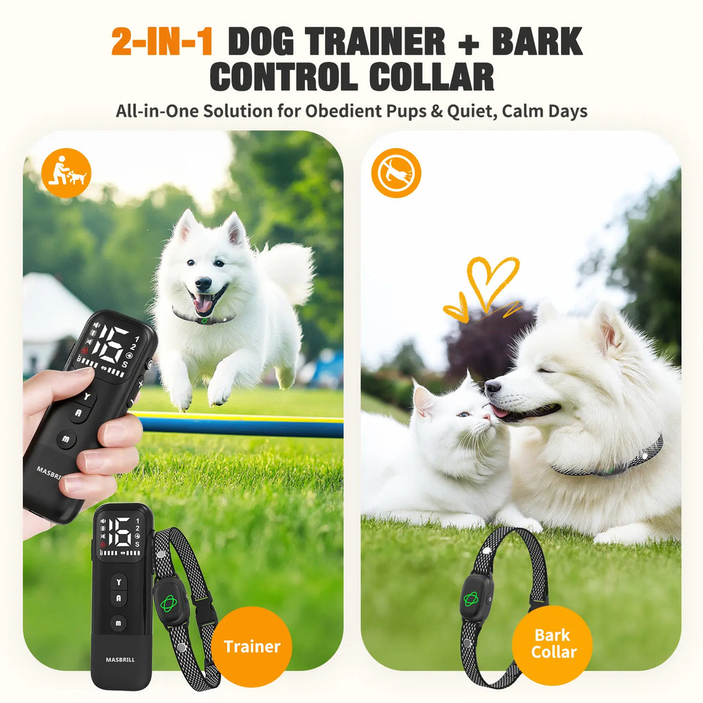 Dog Bark Control Collars for Dogs | Masbrill – MASBRILL