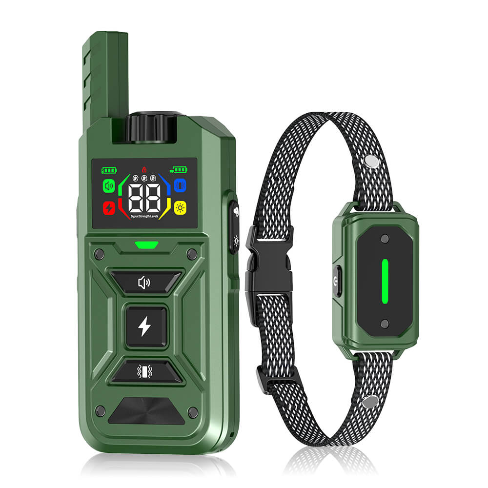 Masbrill Dog Training Collar with Remote, 2600ft Range, Green Color
