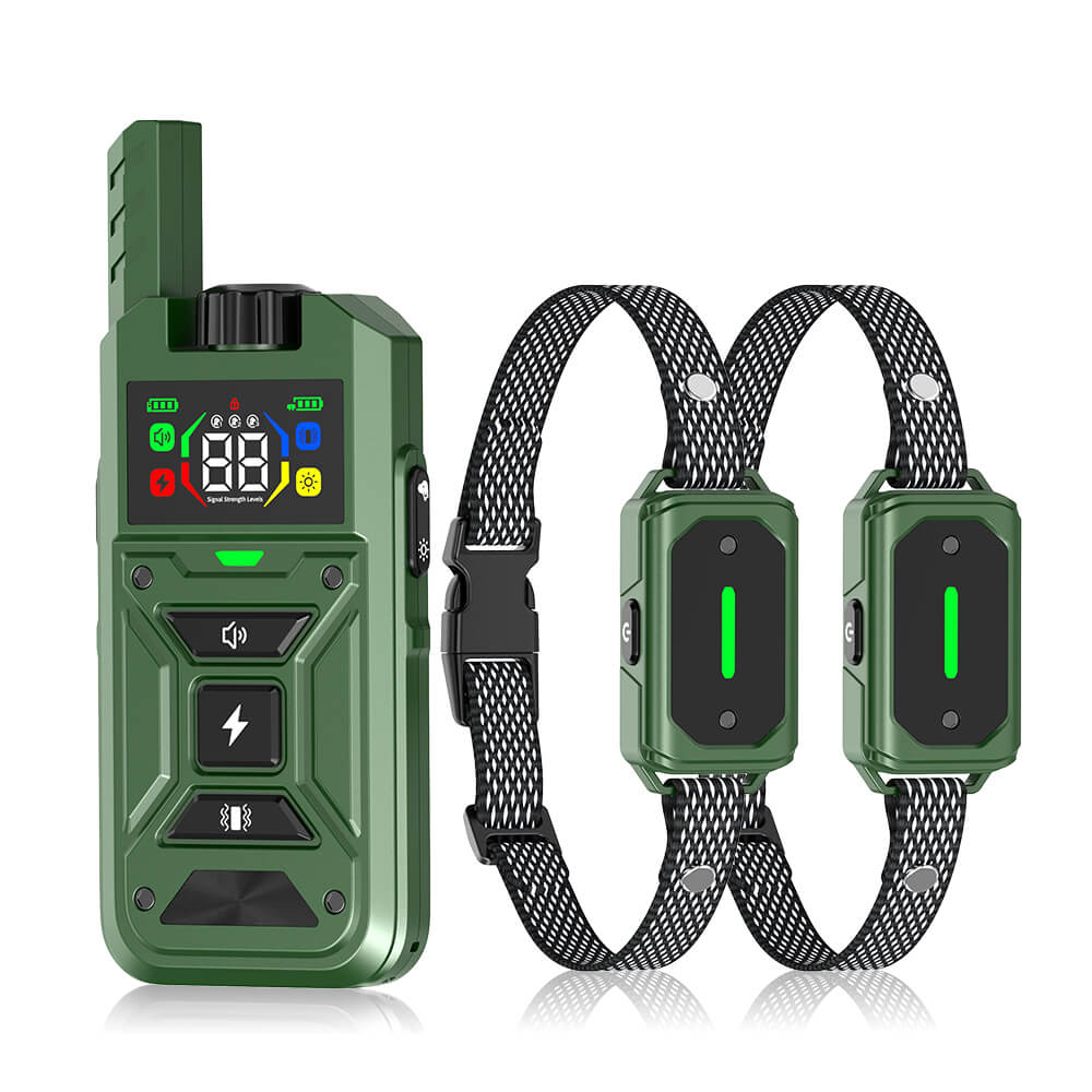 Masbrill Remote Dog Training Collar Set – 2600ft Range, 2 Receivers for Dual-Dog Training