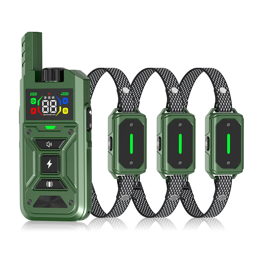 Masbrill Dog Training Collar with Remote – 3 Receiver Collars, Long-Range Control for Multiple Dogs