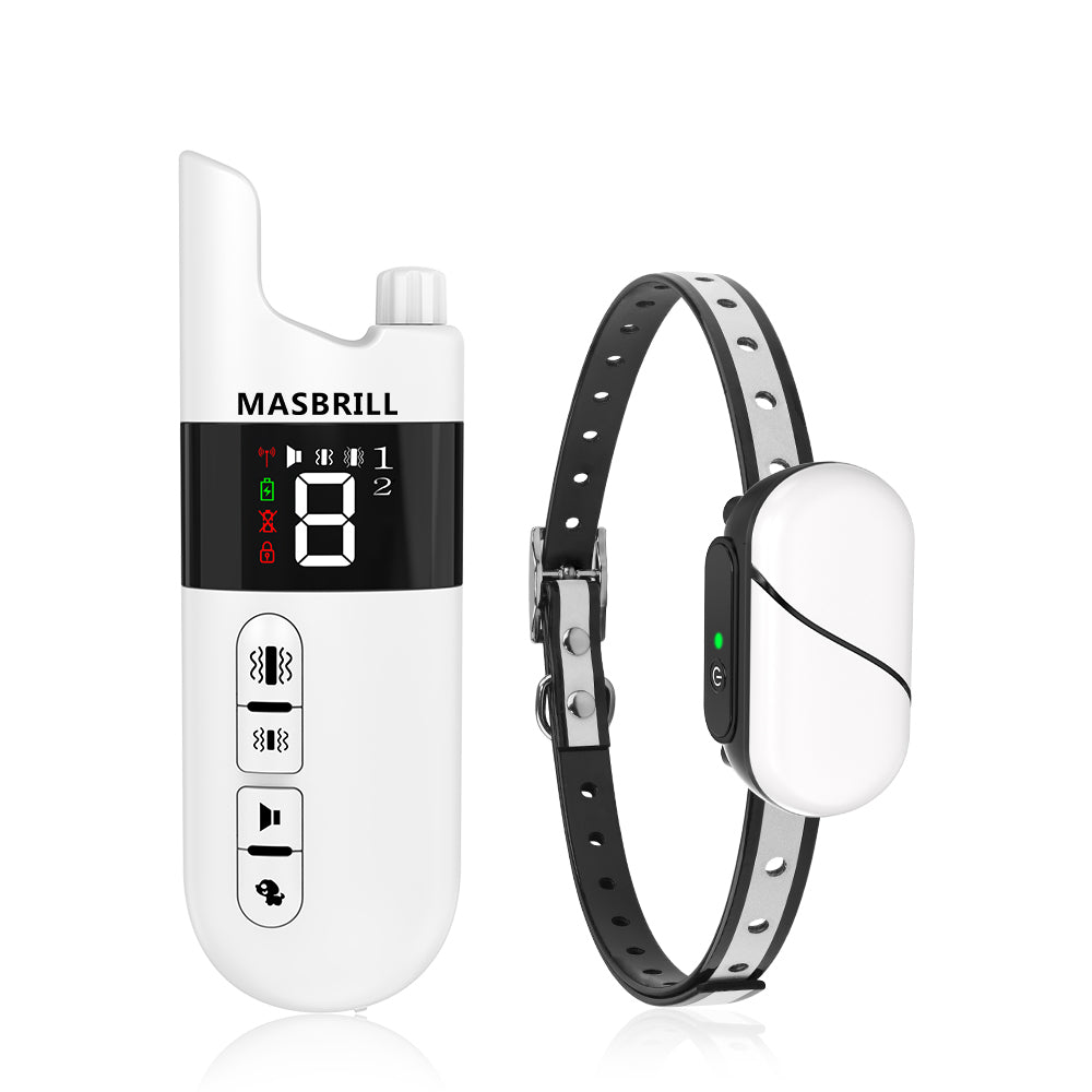 MASBRILL No Shock IPX7 Waterproof Dog Training Collar-913V-1000ft