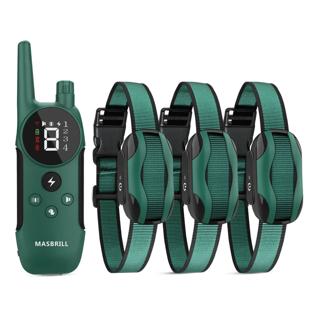 MASBRILL Electric Dog Training Collar 2000ft - 912 - MASBRILL