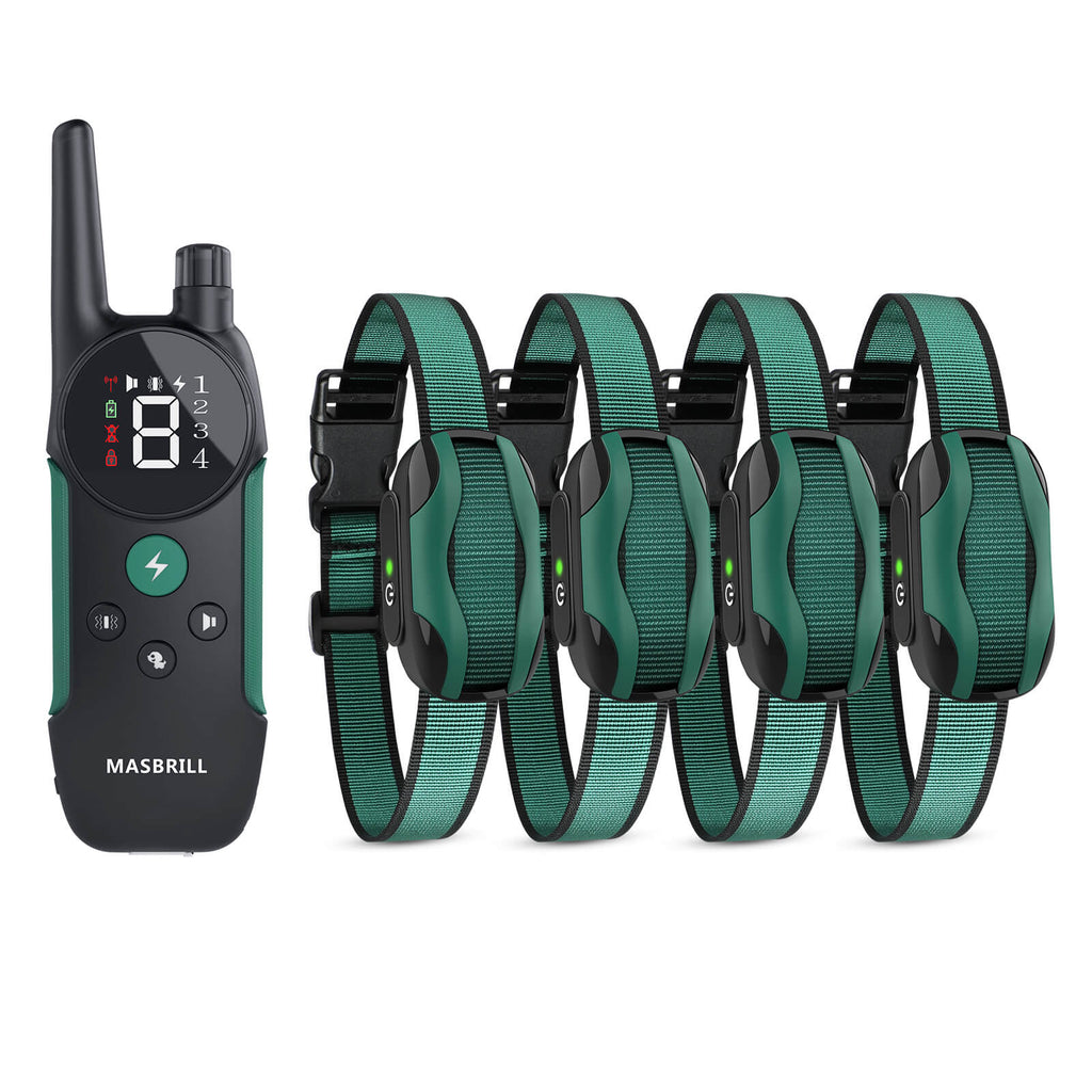 MASBRILL Electric Dog Training Collar 2000ft - 912 - MASBRILL