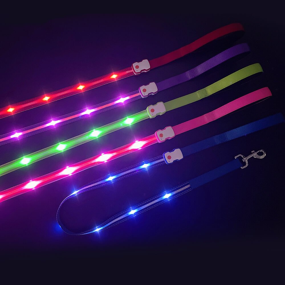 MASBRILL LED Dog Leash USB Rechargeable Pet Leash - MASBRILL