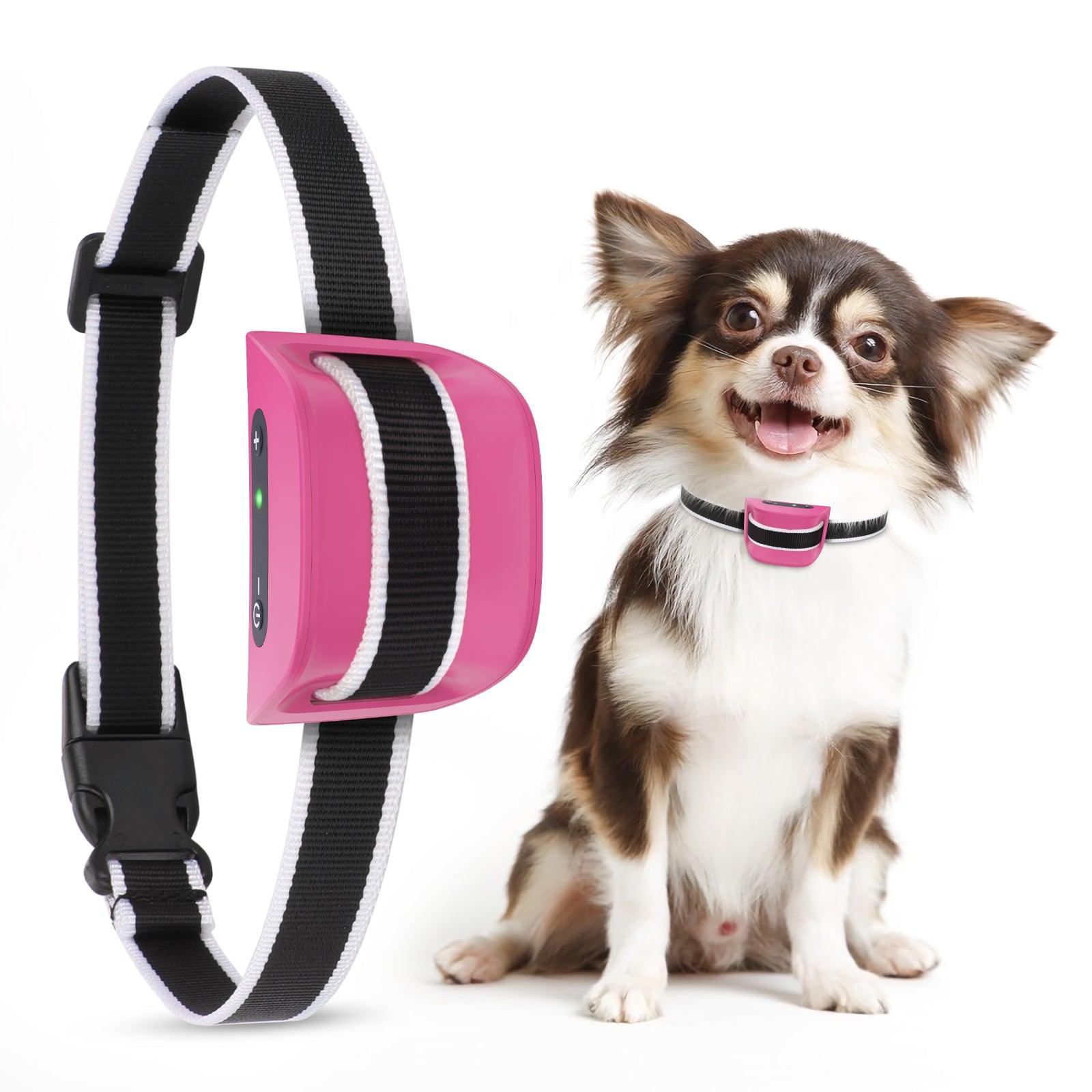 Small AI Dog Bark Collar With Flashing Light,Beep,Vibration,and