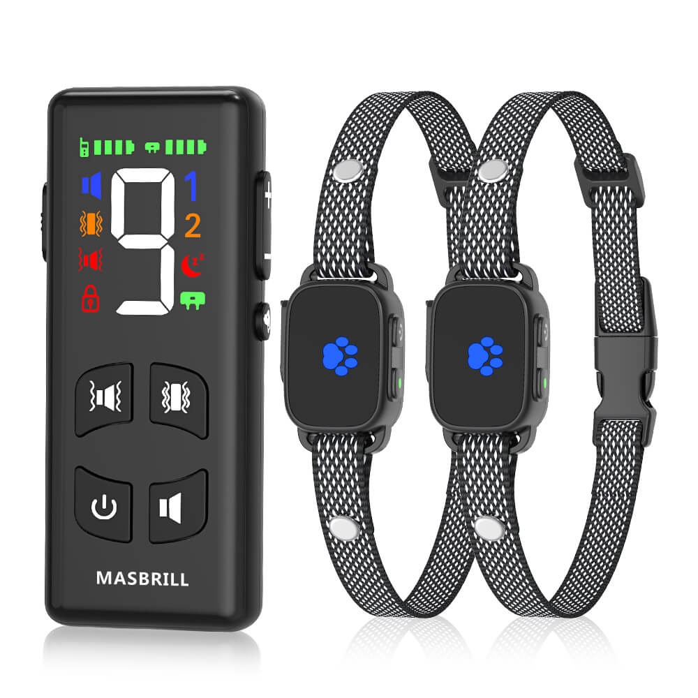 MASBRILL No Shock Small Dogs Training Collar With Remote – 2500FT RANGE - 927 - MASBRILL