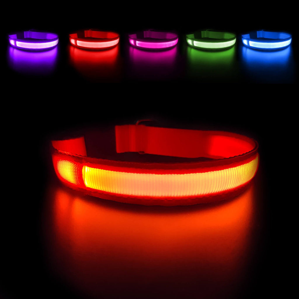 MASBRILL Rechargeable Waterproof Light - Up Dog Collar - MASBRILL