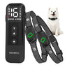 MASBRILL remote dog training collar with 2600FT range in black for 2 collars