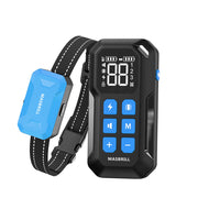 MASBRILL Wireless Dog Fence 2 in 1 Electric Fence for 3 Dogs Training Collar - MASBRILL