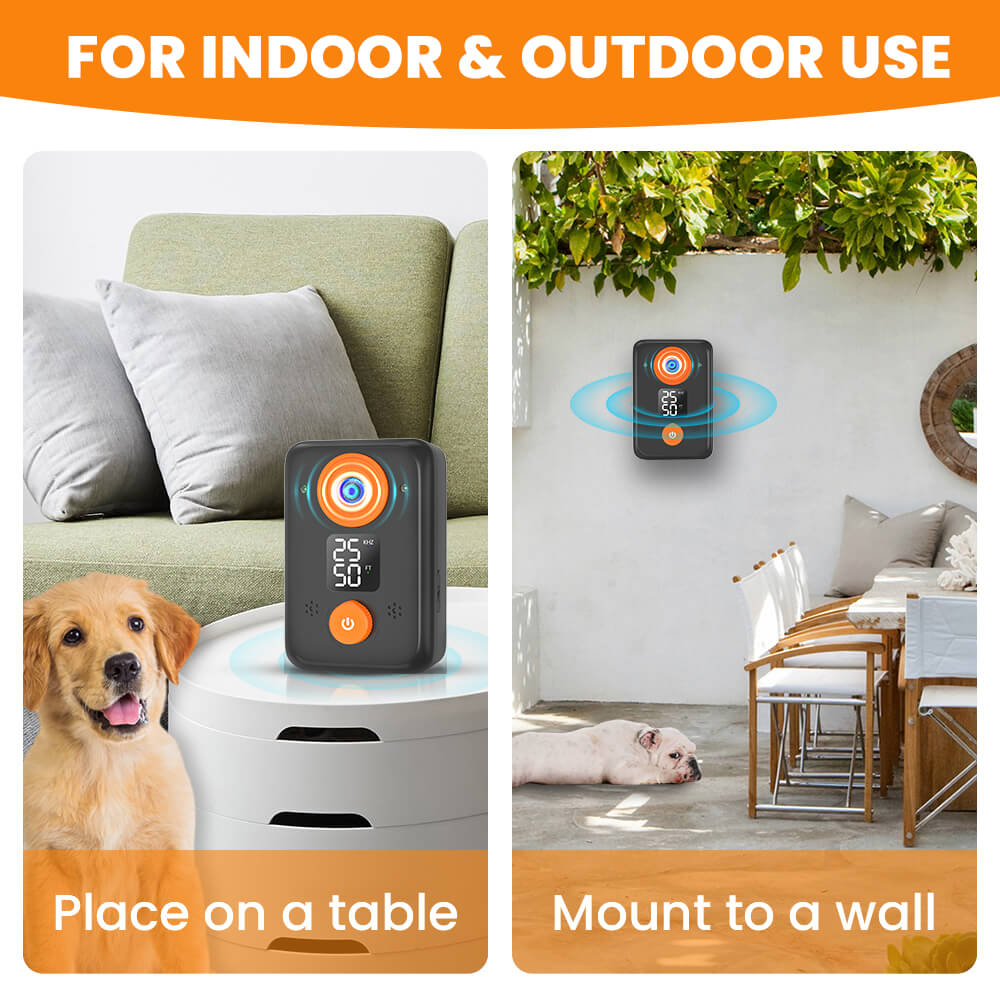 Ultrasonic Dog Bark Control Device Pain Free Anti Barking Device l Masbrill MASBRILL