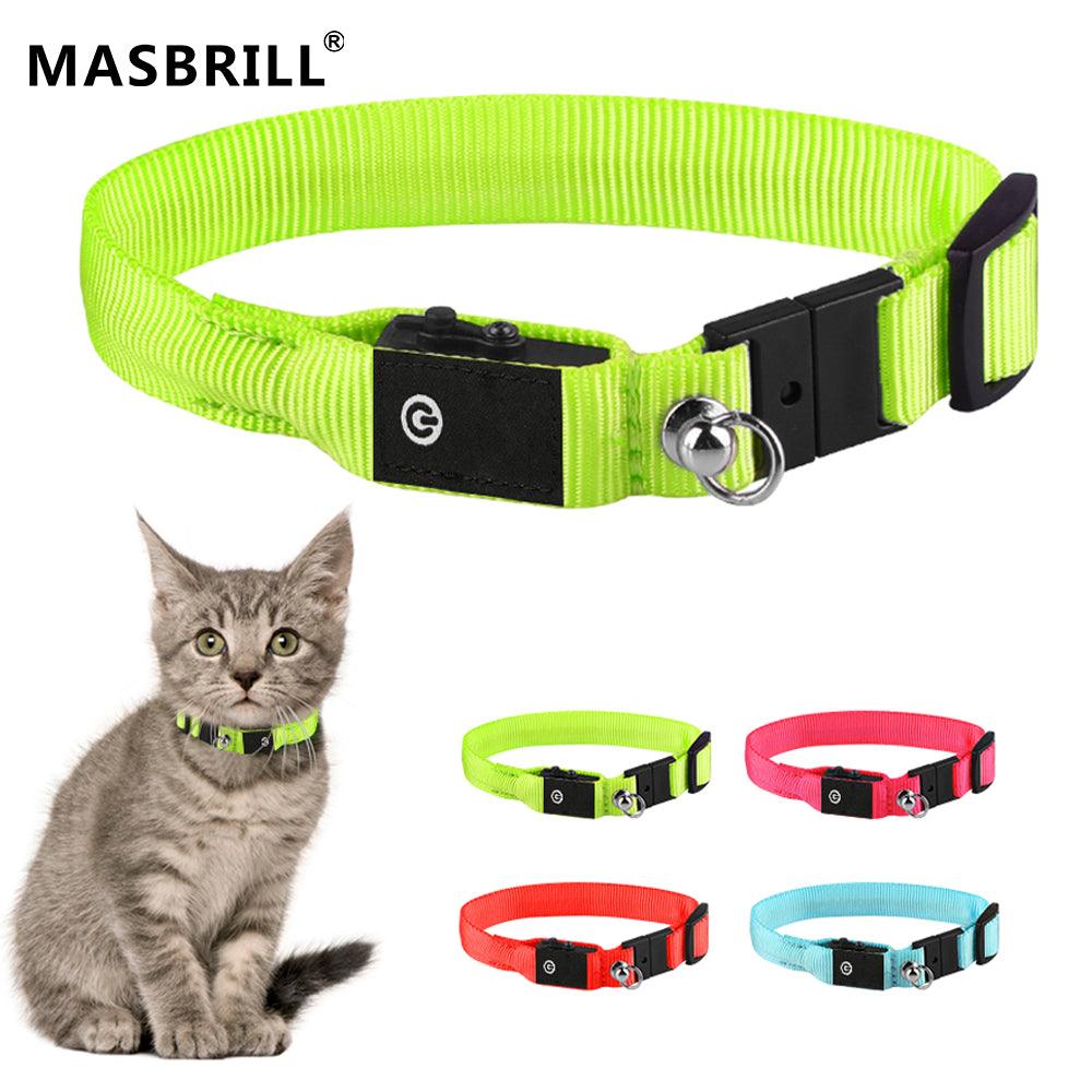 New Rechargeable LED Cat Collar - MASBRILL