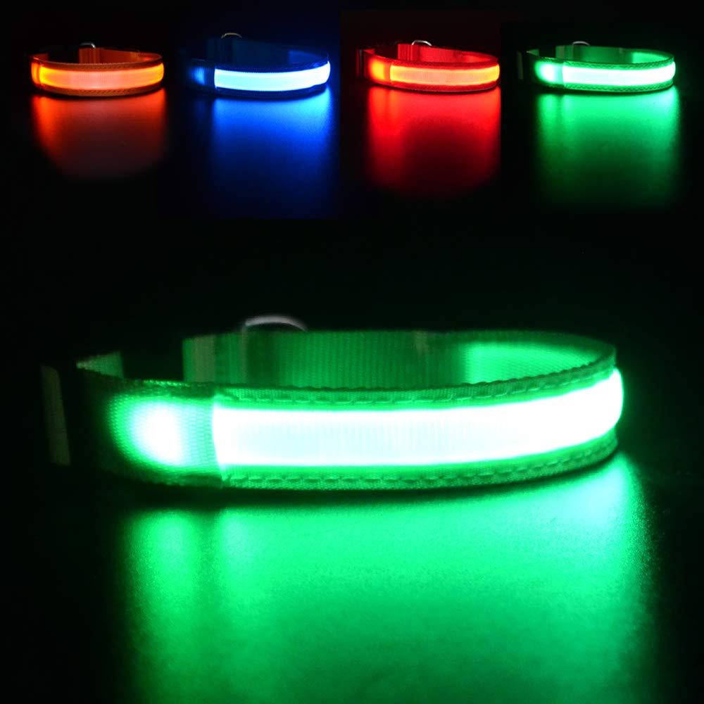 MASBRILL Six-Color LED Light-Up Dog Collar